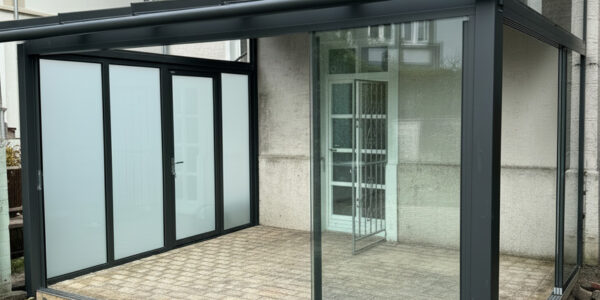 Glashaus "SDL Atrium" von Solarlux montiert in Detmold von Streit Lemgo