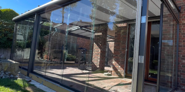 Glashaus "SDL Atrium" von Solarlux montiert in Kalletal (Kalldorf) von Streit Lemgo