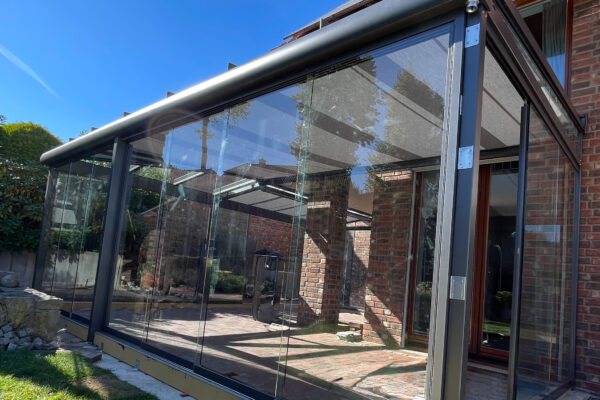 Glashaus "SDL Atrium" von Solarlux montiert in Kalletal (Kalldorf) von Streit Lemgo
