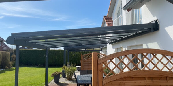 Terrassendach "SDL Atrium" von Solarlux montiert in Barntrup von Streit Lemgo